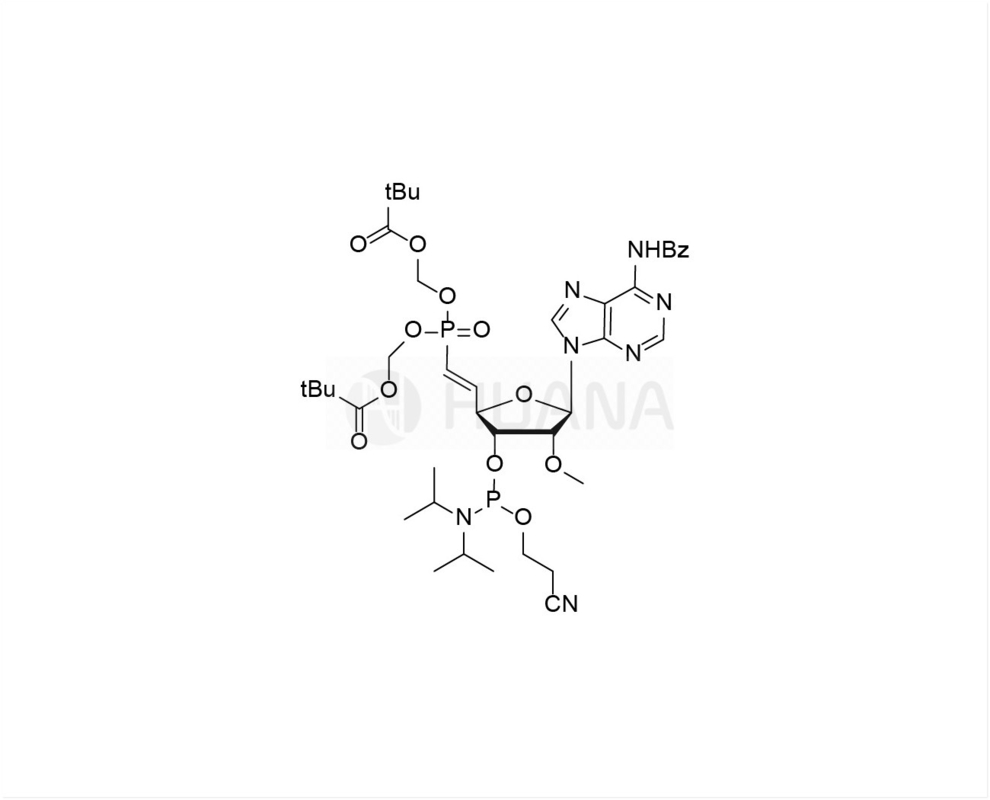 5'-POM-(E) -phosphaté de vinyle-2'-O-Me-rA(Bz)-3'-CE-phosphoramidite