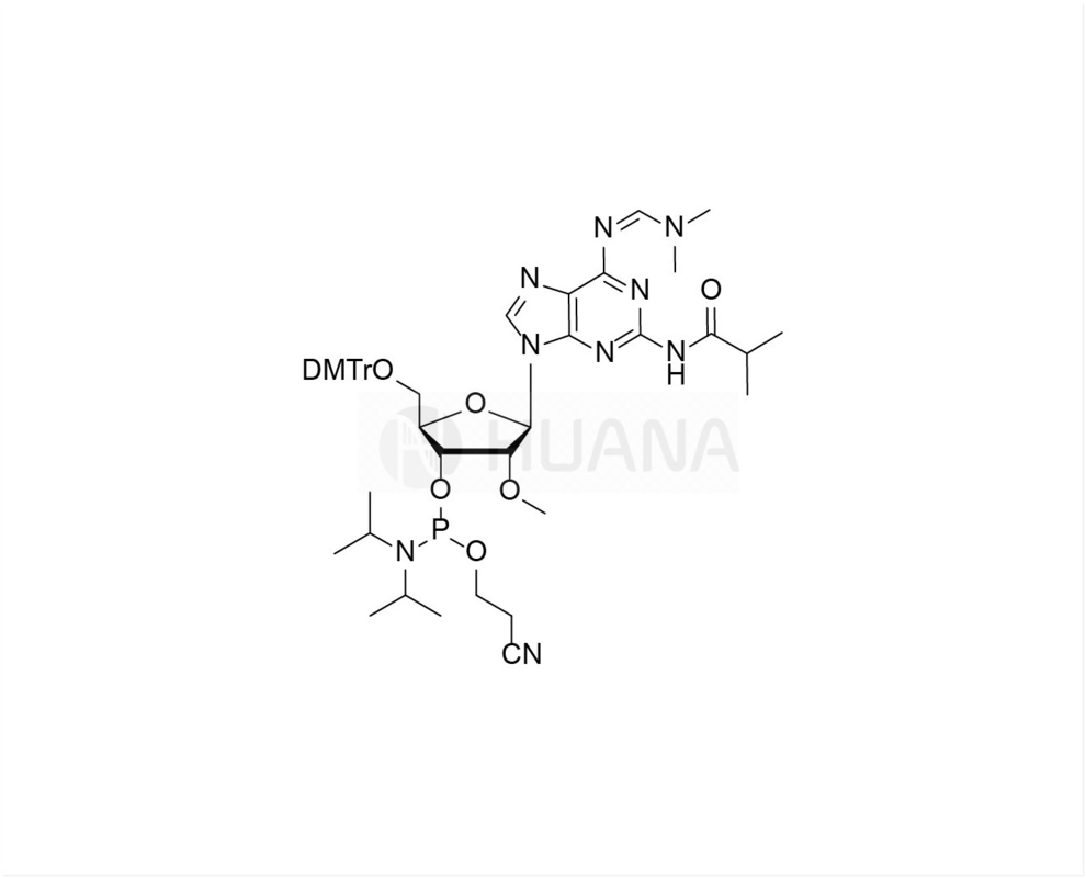 DMTr-2'-O-Me-N2-iBu-N6-dmf-2-amido-rA-3'-CE-Phosphoramidite