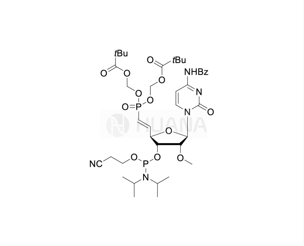 5'-POM-(E) -phosphaté de vinyle-2'-O-Me-rC(Bz)-3'-CE-phosphoramidite