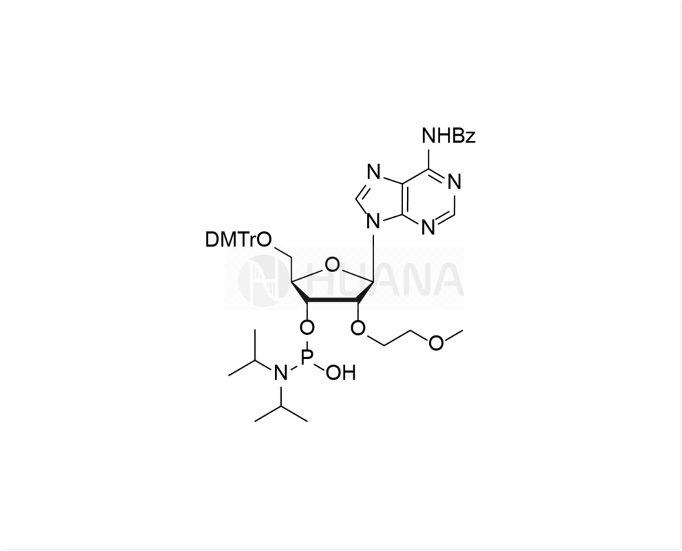 DMTr-2'-O-MOE-rA(Bz)-3'-CE-(1-hydroxy-N,N-diisopropyl)phosphoramidite