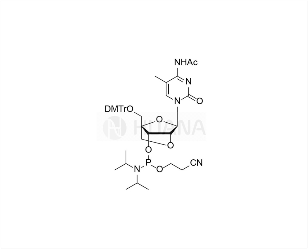 DMTr-2'-O-4'-C-verrouillé-5-Me-rC ((Ac)-3'-CE-Phosphoramidite