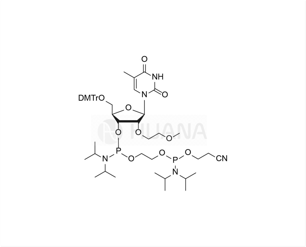 5'-O-DMT-2'-O-MOE-rT-3'- ((2-cyanoétoxy) ((diisopropylamino) phosphoramidite) -éthyl-diisopropylphosphoramidite